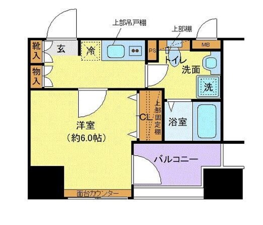 レグラス横浜西口の物件間取画像